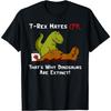 Футболка T-Rex Не Любит СЛР Поэтому Динозавры Вымерли 100% Хлопок Круглый Вырез Короткий Рукав Летняя Повседневная Мужская Футболка Streetwea...
