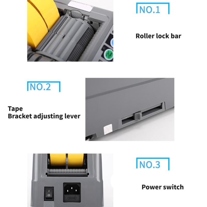 Sturdy Plastic Automatic Tape Dispenser Builts With ABS Materials Convenient for Long Time Use High Performances