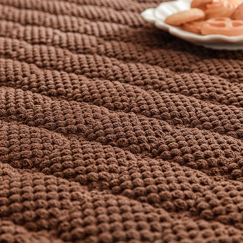 Thickened Corduroy Solid Wood Sofa Cushion, Autumn and Winter Anti Slip Mahogany Sofa Cushion, New Seat Cushion