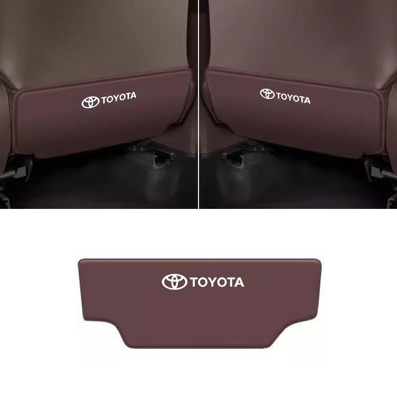 1pcs Car Seat Back Anti Kick Pad Mats Cover For Toyota GR GAZOO RACING Sport Corolla Yaris RAV CHR Camry Auris Auto Accessories