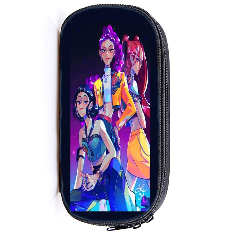 Пенал Huntrix Kpop Demon Hunters для студентов с несколькими отделениями