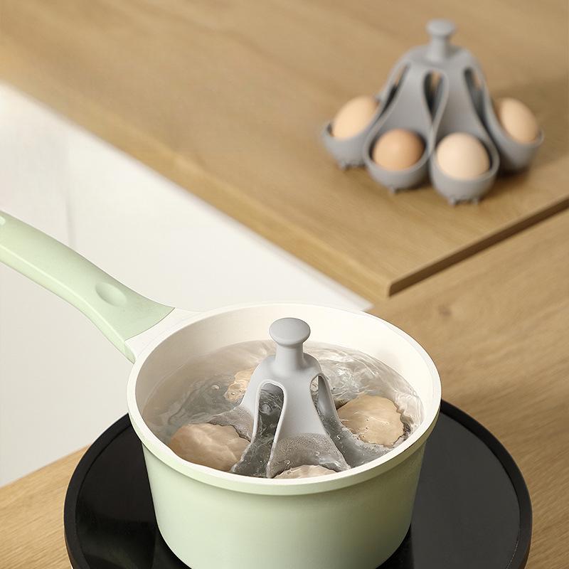 Оптовая продажа вареных яиц с силиконовыми кухонными инструментами. Удобные в использовании домашние пароварки. Креативные лотки для яиц. Простые кухонные инструменты.