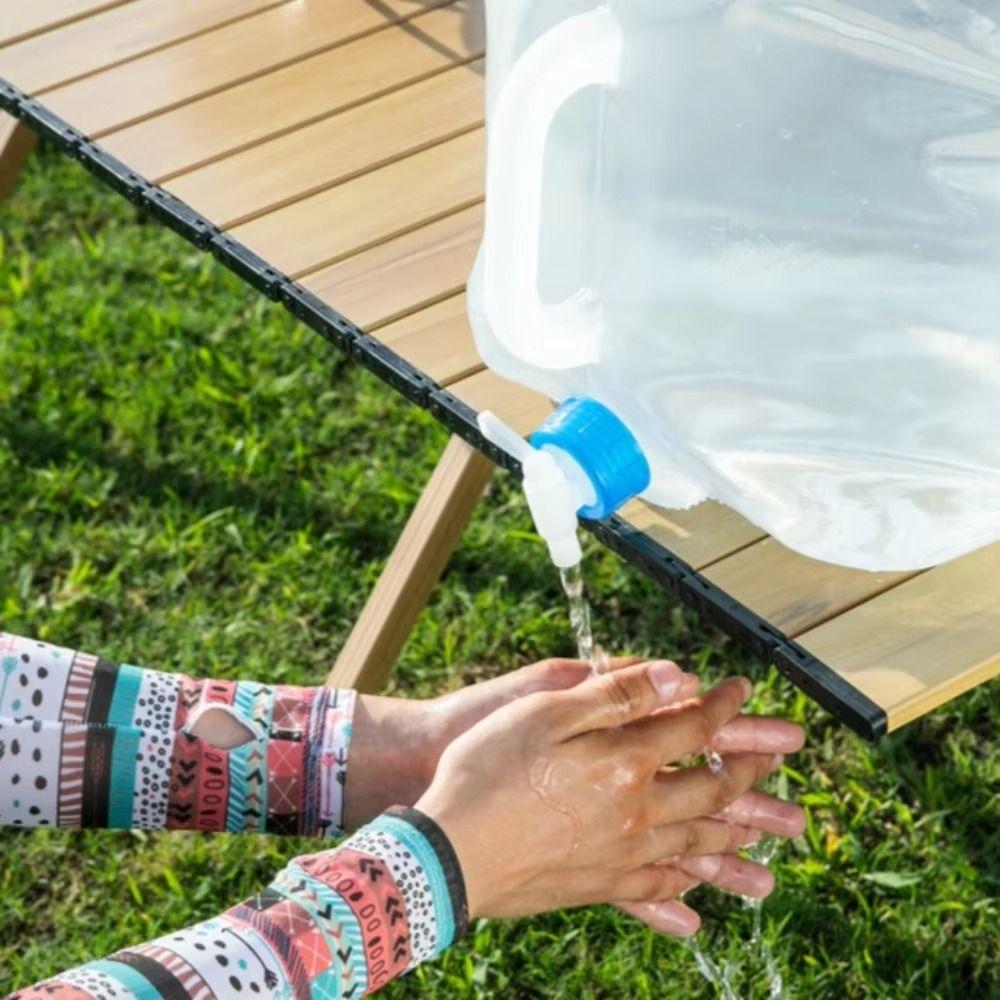 5-20L Collapsible Bucket Large Capacity Outdoor Water Container BPA-Free Folding Water Bag Travel
