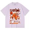 230 Gsm 100% Cotton Slam Dunk V3 Kaeda Print Unisex Heavy Cotton T Shirt