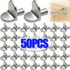 50/10Pcs Shelf Support Studs Pegs Pins Plugs Shelves Seperator Fixed Cabinet Cupboard Furniture Shelf Wall Mount Bracket Holder