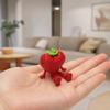 3D-печатная фигурка фрукта с подвижными суставами, Коллекционная артикулированная фигурка красной клубники для декора домашнего офиса, рабочего стола руководителя