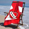 proof beach towel with Club Atlético Independiente pattern - soft,absorbent,quick-drying,machine washable - perfect for swimming,camping,bathing