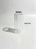 Nordic Minimalist Transparent Sandblasted Double-Layer Glass Vase for Fresh Flowers and Green Plants