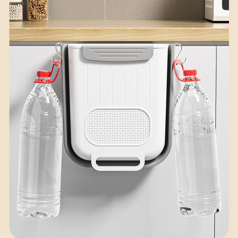 Кухонный настенный складной мусорный бак, бытовой шкаф, подвесная корзина для хранения мусора, креативная подвесная корзина для мусора