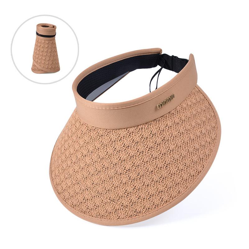 Летняя шляпа для защиты от солнца с широкими полями для активного отдыха из дышащей бумажной сетки