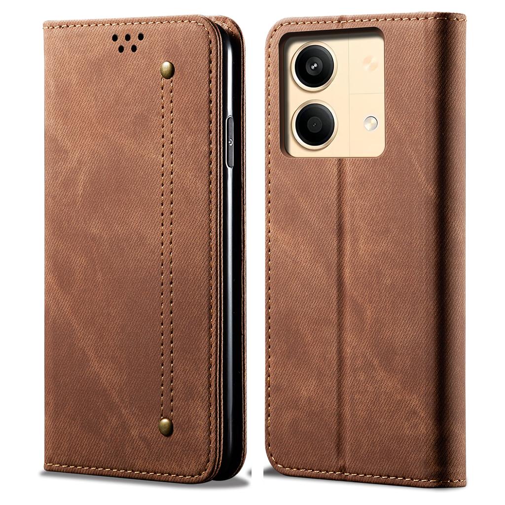 For Xiaomi Redmi Note 13R Pro 5G Phone Case PU Leather Flip Cover with Wallet Card Holder