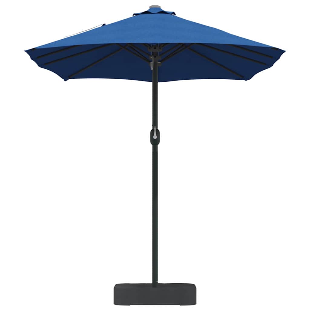 Garden Sun Umbrella Azure Blue 385 x 209 x 244 cm