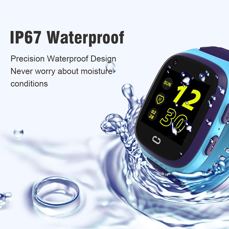 4G Детские Смарт-часы с Wi-Fi SOS GPS-трекер Видеозвонок HD Сенсорный экран IP67 Водонепроницаемые детские умные часы для девочек и мальчиков