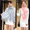 Winter Women Scarf Solid Soft Cashmere Scarves Shawls and Wraps Bandana Female Foulard Tassel