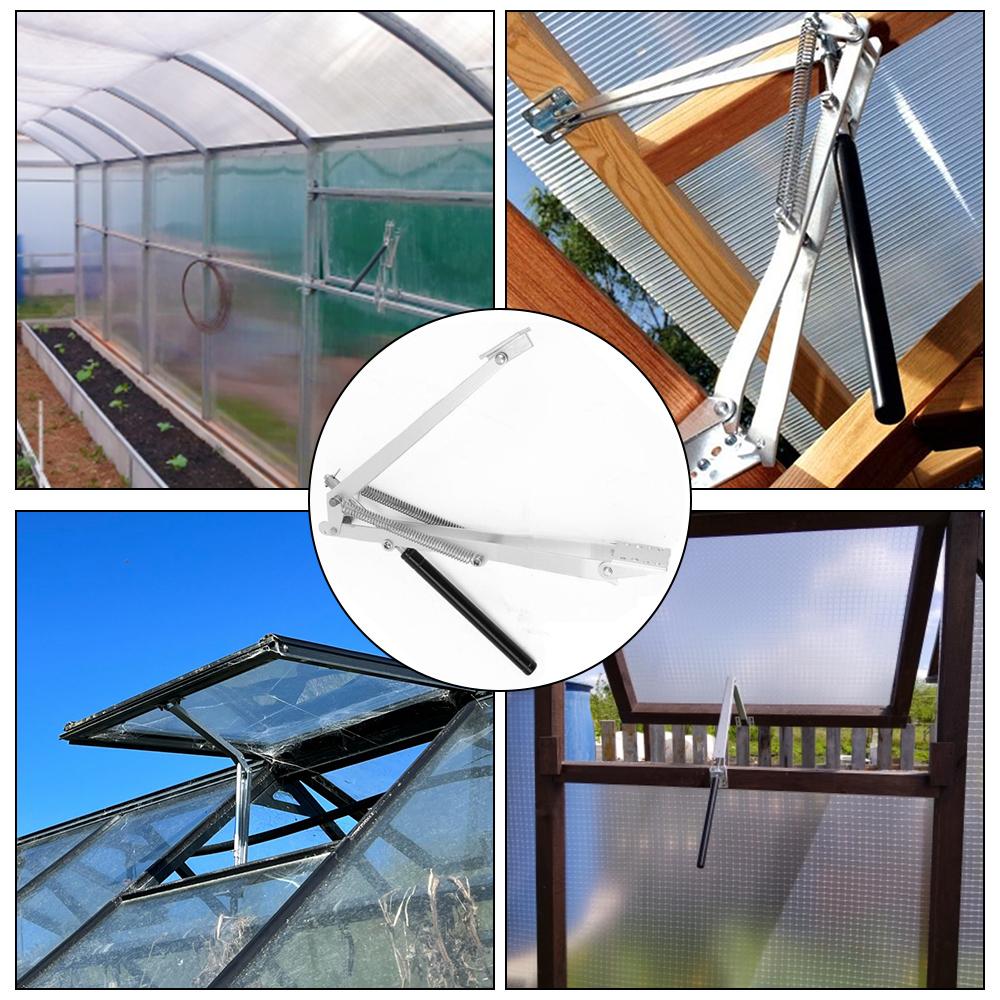 Вентиляция теплицы алюминиевый автоматический садовый инструмент с двойной пружиной солнечный теплочувствительный вентиляционный открыватель окна сельскохозяйственный