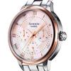 Casio Мужские аналоговые кварцевые часы из нержавеющей стали SHE-3055SPG-4A, водостойкость 50 м