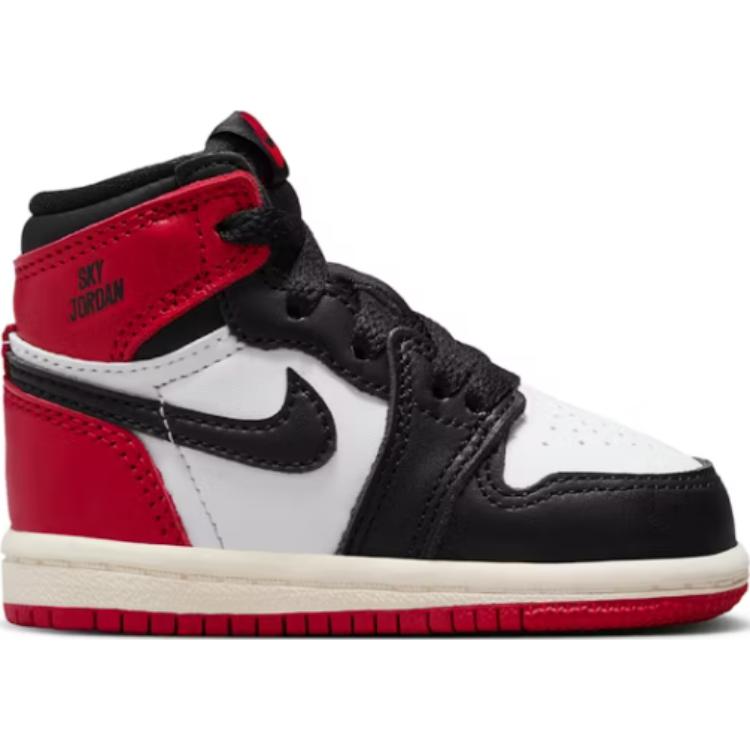 Кроссовки Air Jordan 1 Retro High OG TD Black Toe Reimagined Baby Red Varsity-Red White FD1413-106