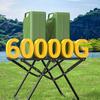 Portable Lightweight Foldable Outdoor Camping Table - Quick-Open Tactical Design, Multifunctional Carbon Steel BBQ Table.