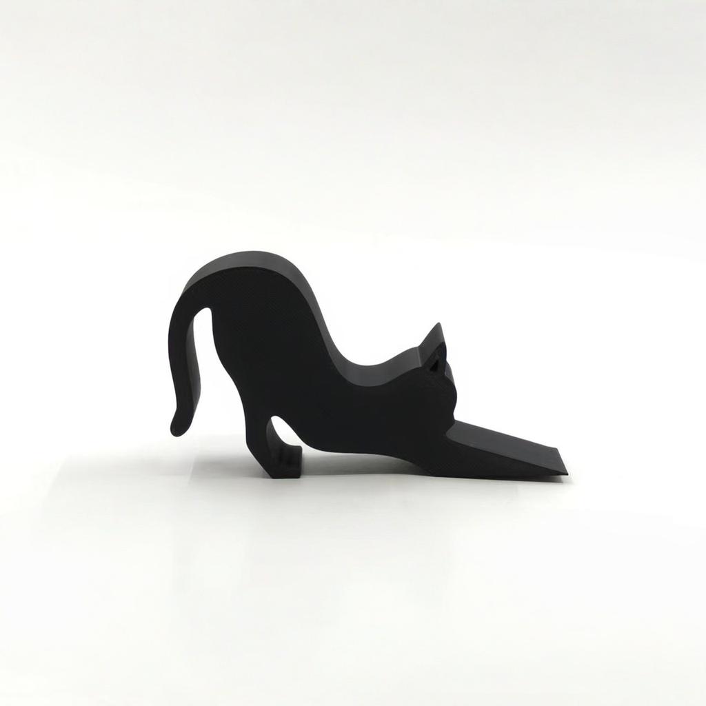 Cute Cat Dog Door Wedge Stopper, animal decorative style, scratch-resistant durable material for household entryway ornament use