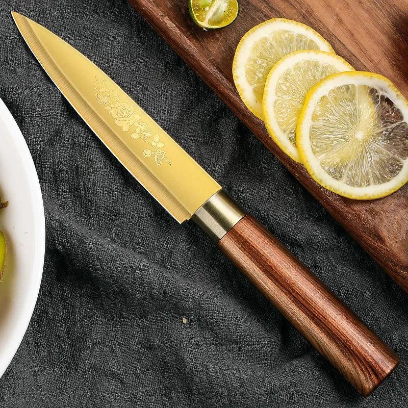 Ножи для фруктов из нержавеющей стали, кухонный нож для рыбы, суши, нож для барбекю, овощерезка