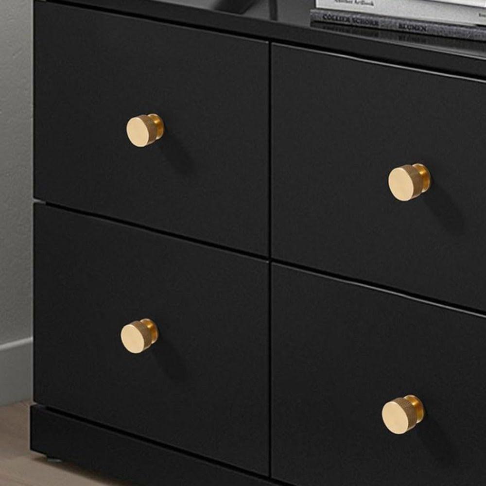 Круглая мебельная ручка с насечкой, простая ручка для шкафа, для дома