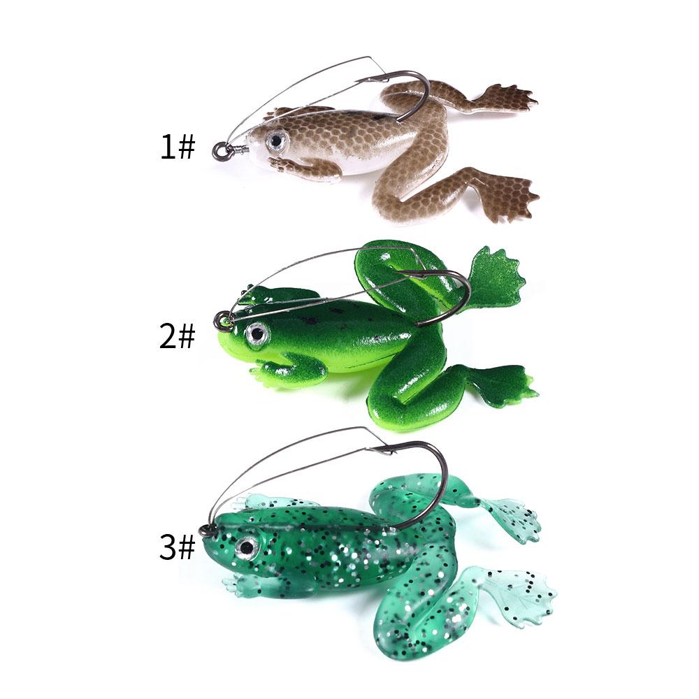 Приманки для ловли окуня на лягушку Topwater Приманка для лягушки с острыми крючками Набор мягких приманок для лягушки для окуня Щука Змееголовая пресноводная и соленая приманка