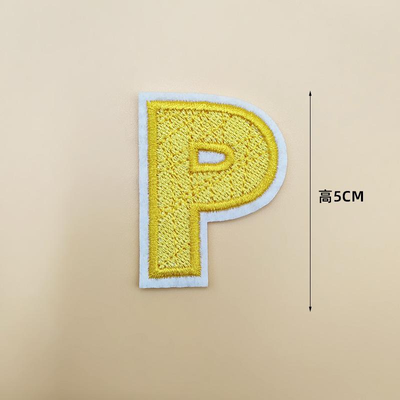 26 шт. цветных термоклеевых нашивок с буквами, вышитых патчей AZ, аппликация на одежду, платья, шляпы, носки, джинсы, аксессуары для самостоятельного изготовления