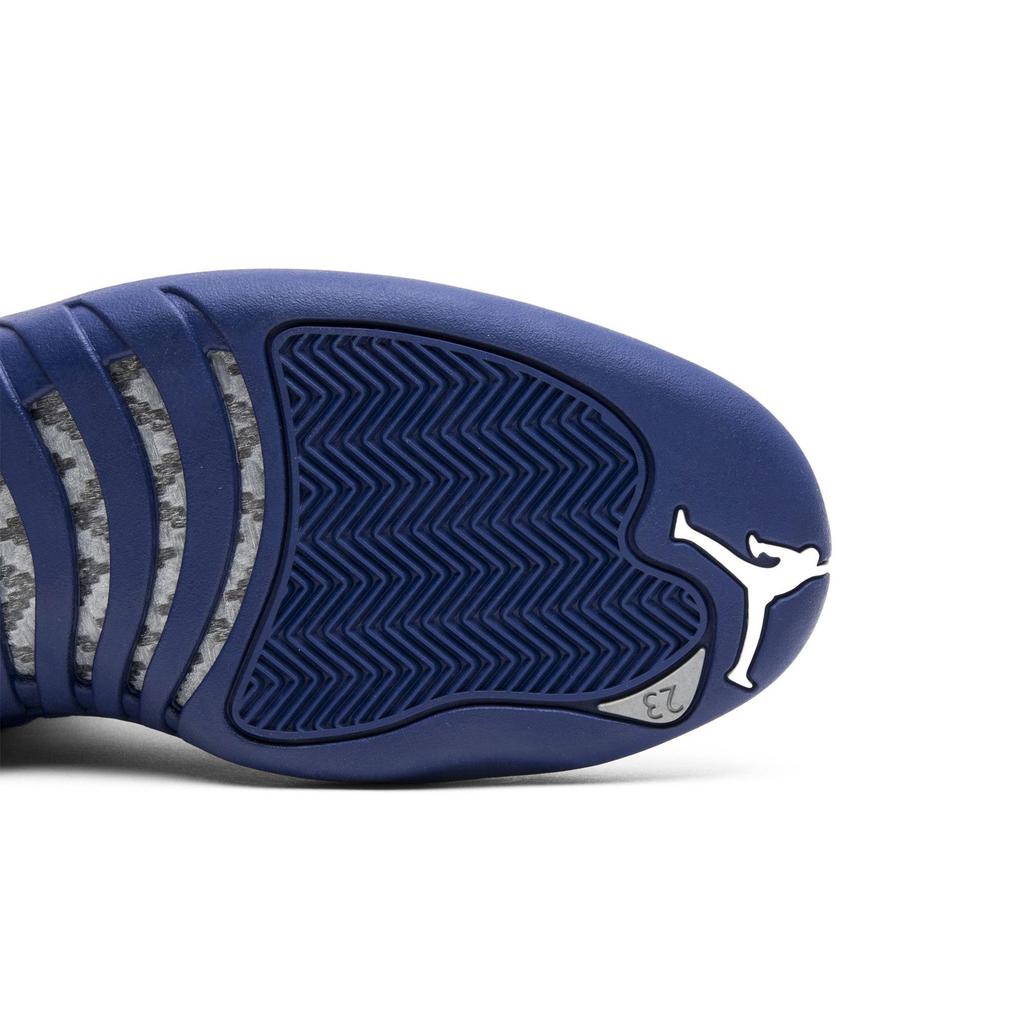 Air Jordan 12 Retro 'Deep Royal' (Unisex) Deep Royal / Deep Royal-Black Vintage Basketball Shoes 130690 400