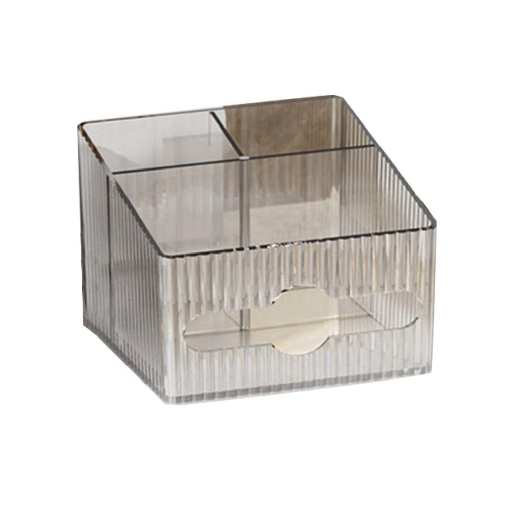Пылезащитный настольный ящик для хранения, прозрачные коробки для косметики, новая коробка для салфеток