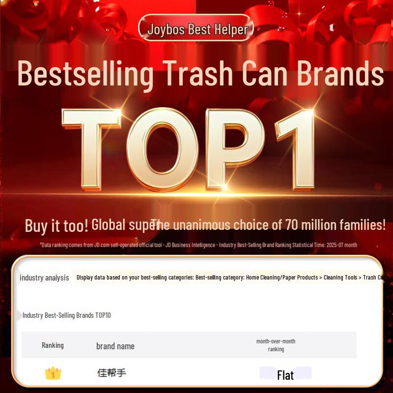 Бытовое мусорное ведро с ножной педалью Jiabangshou