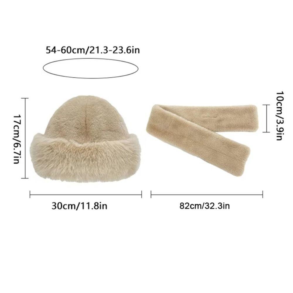 Плюшевый шарф-воротник из искусственного меха, толстый, теплый, с защитой ушей, модная повязка на шею, женский