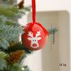 Foam Christmas Balls With Reindeer Snowflake And Santa For Holiday Decor Tree