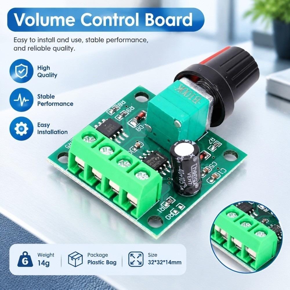 2pcs / 6pcs DC 1.8-12V PWM Speed Controller 1803BK 1803B Low Voltage Controller For Tools