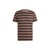 Originals Striped Round Neck Straight Fit Short Sleeve T-Shirt Men Tops Dark-Brown IR7586
