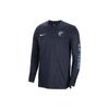 Dri-FIT NBA Crew Neck Quick-Dry Casual Long Sleeve T-Shirt Men Tops Dark-Blue FB3483-419