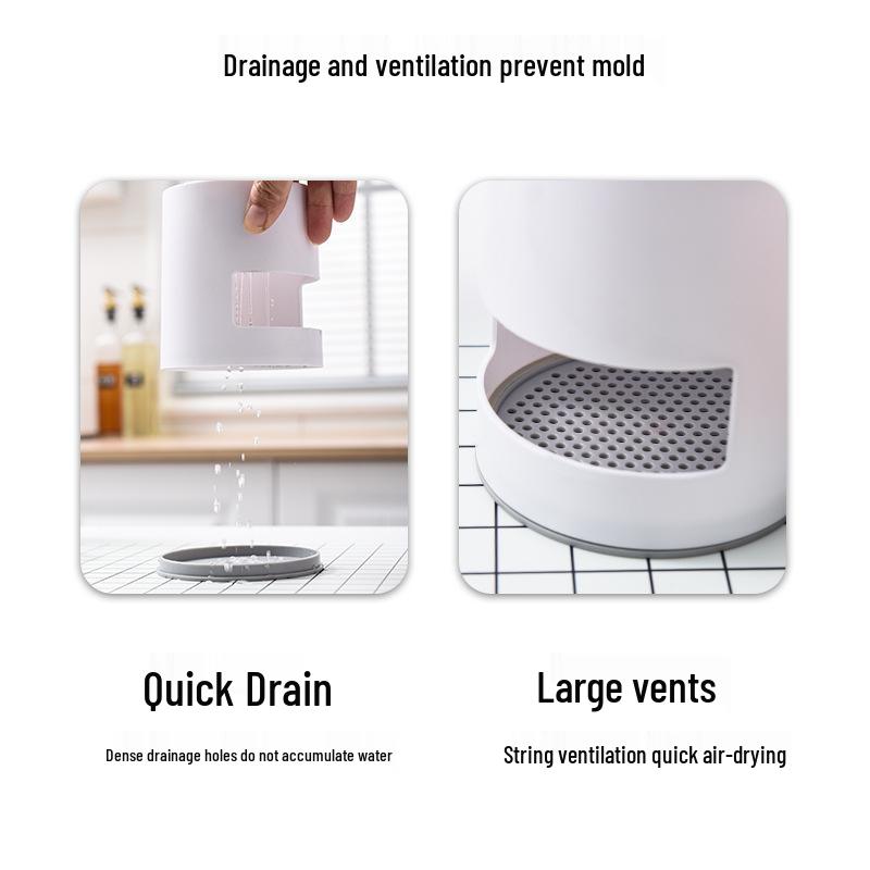 Многофункциональный органайзер для кухни и макияжа: Подставка для палочек и туба для хранения кистей