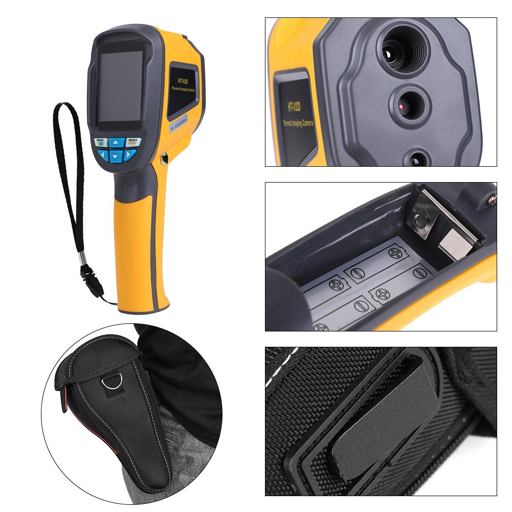 HT 02D Handheld IR Thermal Imaging Camera Color Display 1024p 32x32 Resolution Thermal Imager