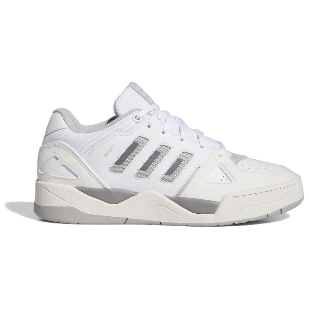 adidas Midcity Low Ретро Удобные Низкие Кроссовки для Баскетбола Мужские Кроссовки Белые IF7187