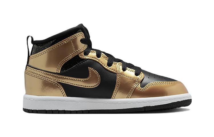 Jordan 1 Mid SE Металлический Золотой Черный PS DR6968-071