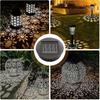 4 Pieces Replacement Solar Lights With Led Bulbs, Solar Top Lights Replacement, Led Solar Panel Lantern Cover