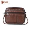 Men's Genuine Leather Crossbody Bag - Lychee Grain Cowhide, Casual and Stylish Single Shoulder Bag