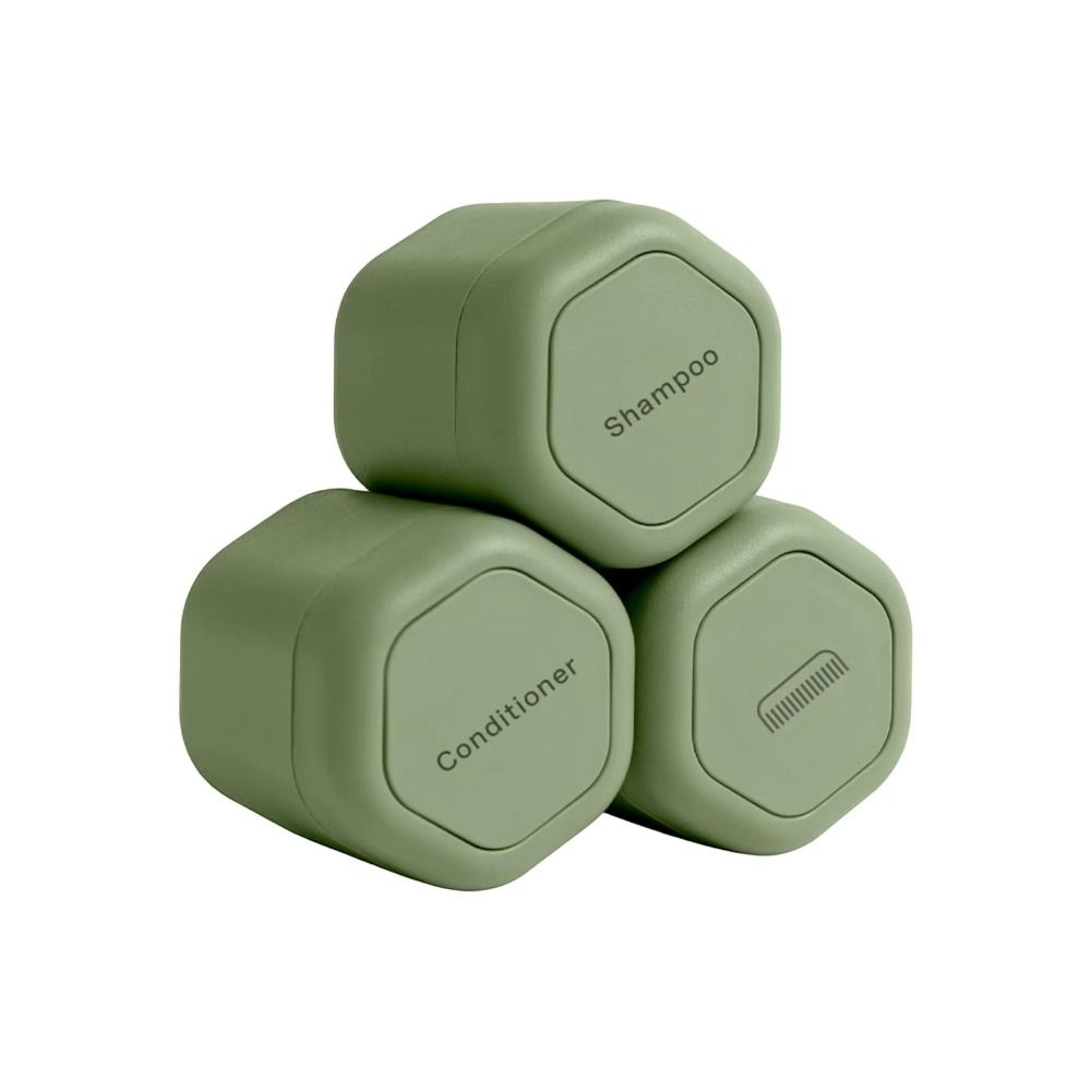3Pcs Empty Sample Jars Travel Containers with Lids Leak Proof Cosmetic Containers Cases Magnetic Makeup Accessories