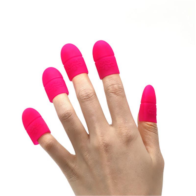 Средство для снятия лака для ногтей Soak Off UV Gel Средство для снятия ногтей Многоразовые 5 шт. Силиконовые зажимы для снятия ногтей