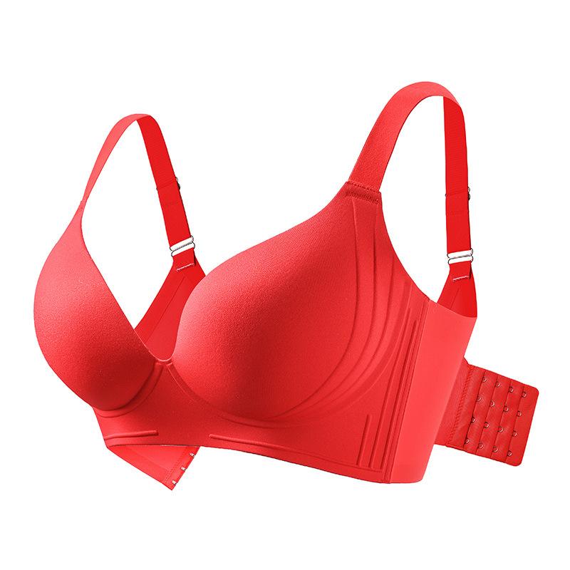 Бесшовный бюстгальтер Женское кружевное поддерживающее нижнее белье Собирающий бюстгальтер Большого размера Тонкий бюстгальтер Пуш-ап