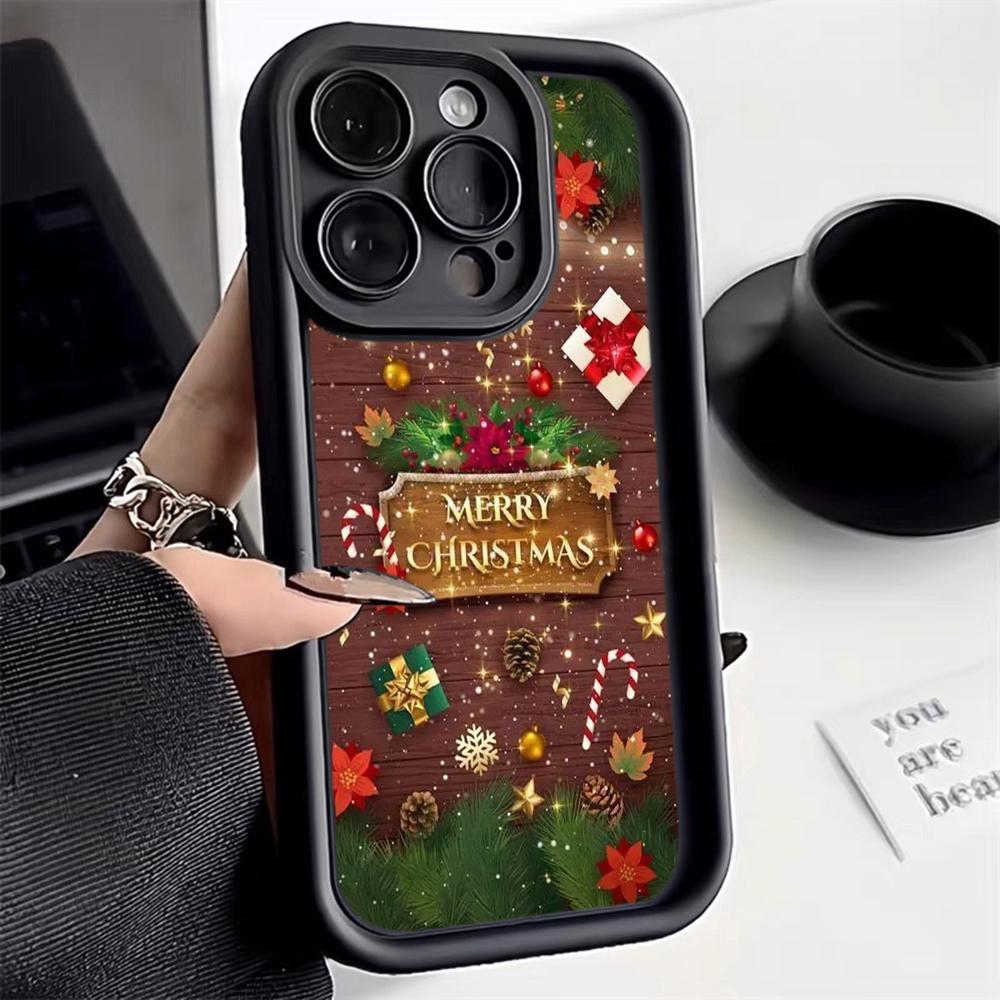 Чехлы для телефонов Ae111 с рождественским дизайном для Xiaomi 14T 12 11 Lite 5G NE Redmi 13C 14C 9C 9a A3 Note 12 Pro 10 11s Angel Eye Ladder Защитный чехол
