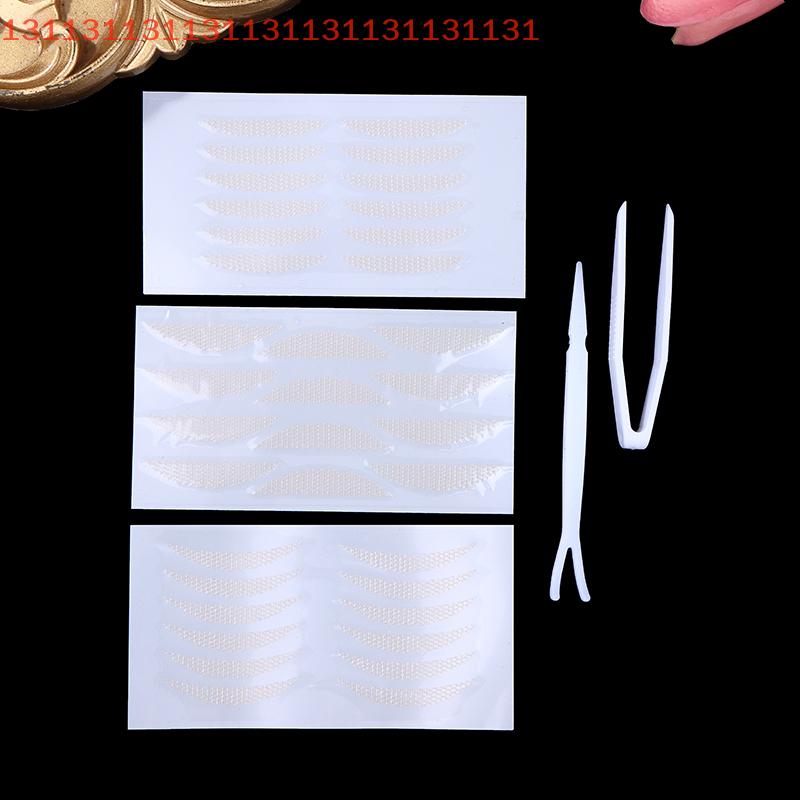 Невидимые наклейки для век, кружевные полоски для лифтинга глаз, лента для двойных век, клейкие наклейки, инструменты для век