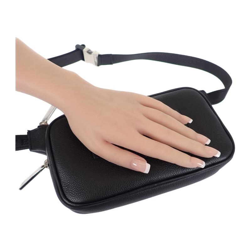 Fendi 7VA605-0AMAC сумка через плечо черная кожа мужская