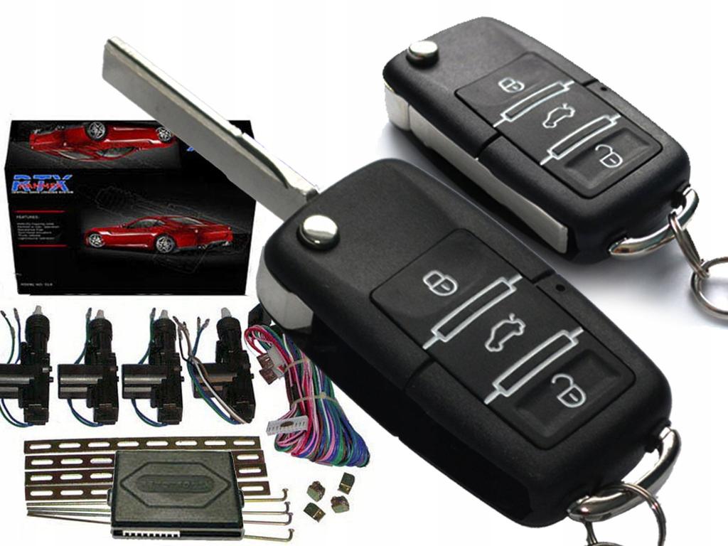 CENTRAL LOCKING 2x REMOTE CONTROL POCKET KNIFE LOGO RTX CL9S 4D