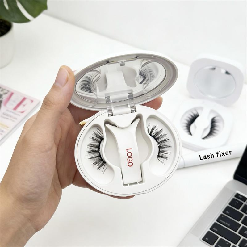2026 New Arrival Customize Waterproof Wispy Soft Magnetic Eyelashes False Lashes Partner