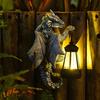Light-up Dragon Tree Hugger Garden Dragon Statue with Solar Light Resin Medieval Fantasy Dragon Sculpture for Outdoor